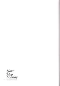 (C84) [Niratama (Sekihara, Hiroto)] Have a nice holiday (VOCALOID) [English] [Heavenchai]