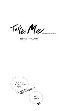 [Silverstar] Talk To Me Ch.1-37 (English) (Ongoing)