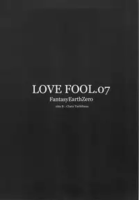 (C73) [50BMG, Akai Tsubasa (Shindou Nobumichi, Tachibana Chata)] LOVE FOOL.07 (Fantasy Earth ZERO)
