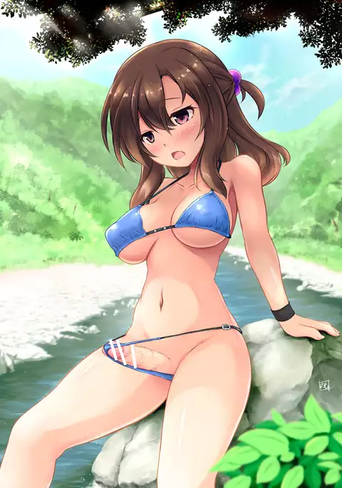 屋外ふたっ娘