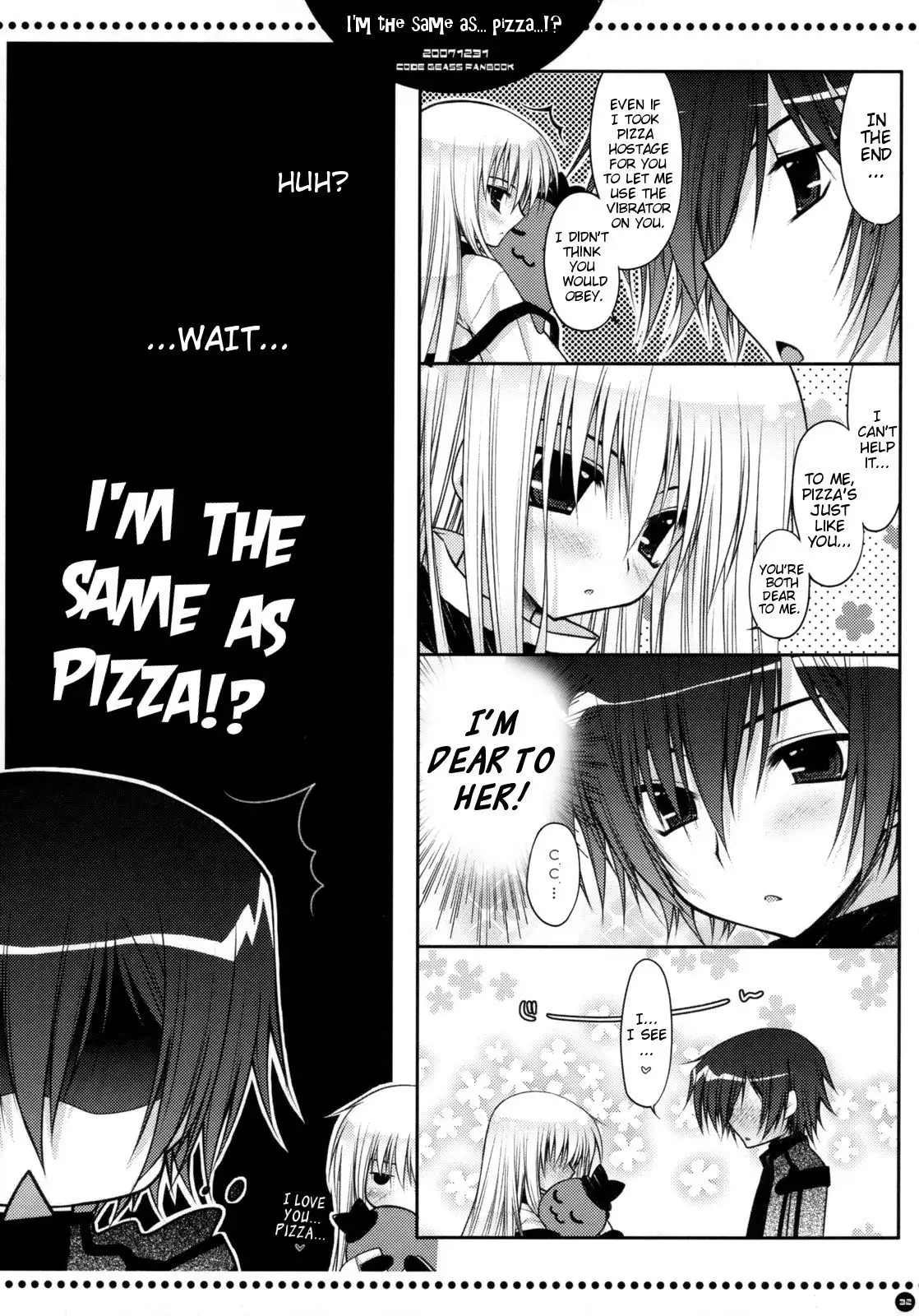 Ore wa...Pizza to Onaji nano ka... | I'm the same as... Pizza...!?