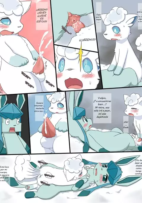 Snow cave/Cueva helada