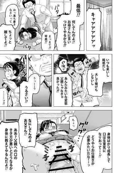 hirune suru hankō-ki no musume o chichioya ga osou hanashi