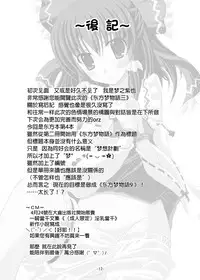 (COMIC1☆4) [DreamProject (Yumeno Shiya)] Touhou Yumemonogatari San (Touhou Project) [Chinese] [CE家族社]