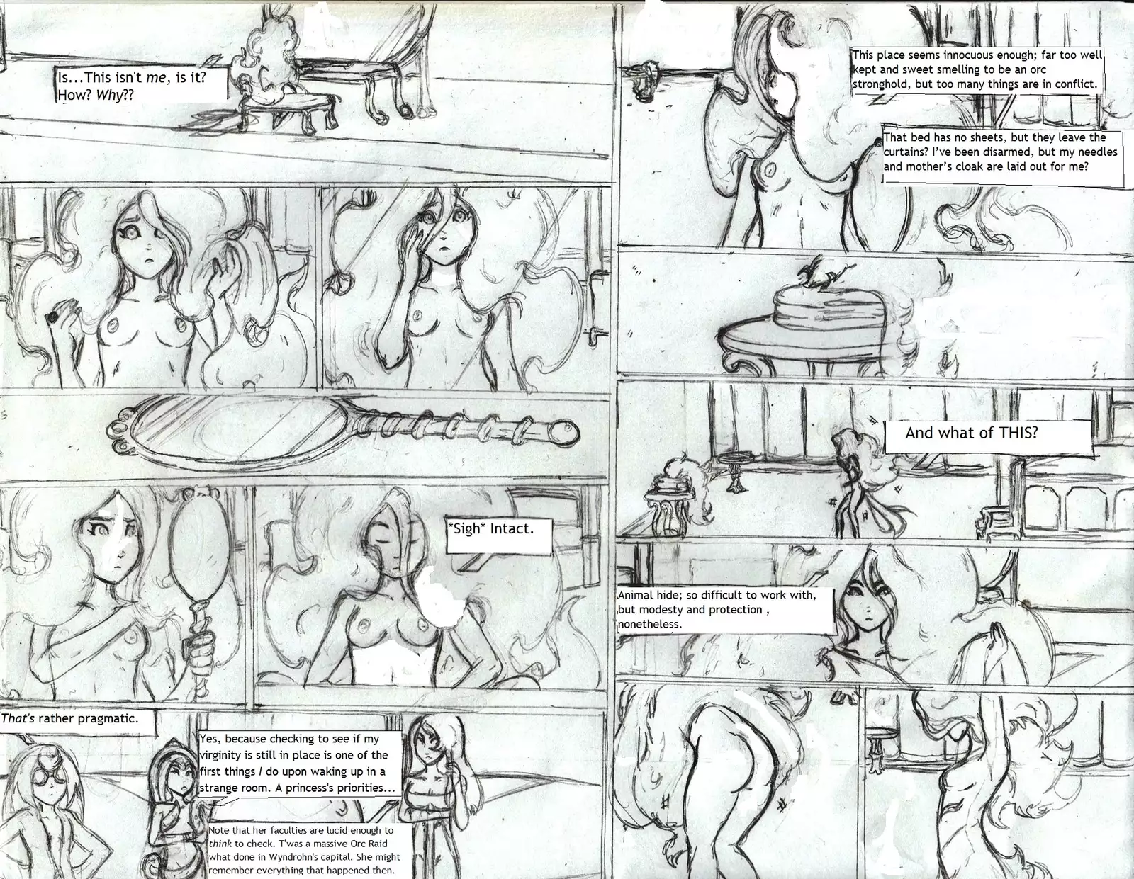 The Naked Empress and Her Lady's Favours; A Full Frontal Fantasy By Duke-Of-Dutchhazel A.K.A TheGreenHouse