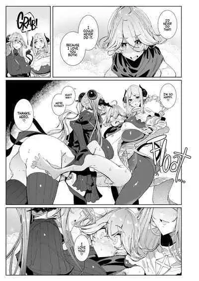 Maou Toubatsu o Oeta Yuusha-kun to Futanari Inma Futari ga Yarukotonante Kimatteru yo ne! |The Demon Lord Is Gone, the World Is at Peace... What Are the Hero and His Futa Succubi Gonna Do!?