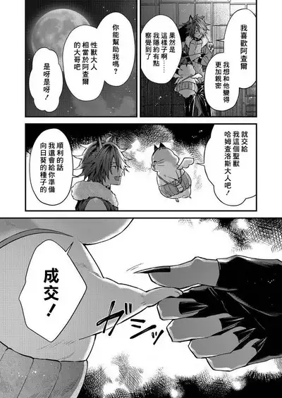 Kemonohito onisan tadaima hatsujochu!? | 兽人小哥正在发情中!? Ch. 1-3