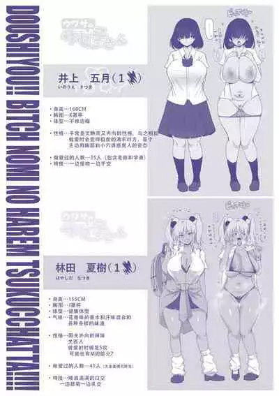 Dou Shiyou!! Bitch Nomi no Harem Tsukutchatta!!!! | 怎么办!我建起只有碧池的后宫了!