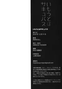 [Arekusa Thunder (Arekusa Mahone)] Imouto wa Succubus [Chinese] [橘猫汉化组] [Digital]