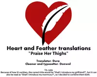 (C89) [SlapStickStrike (Stealth Changing Line)] Watashi no Koibito o Shoukai Shimasu! EX5 (Monster Girl Quest!) [English] [Heart and Feather]