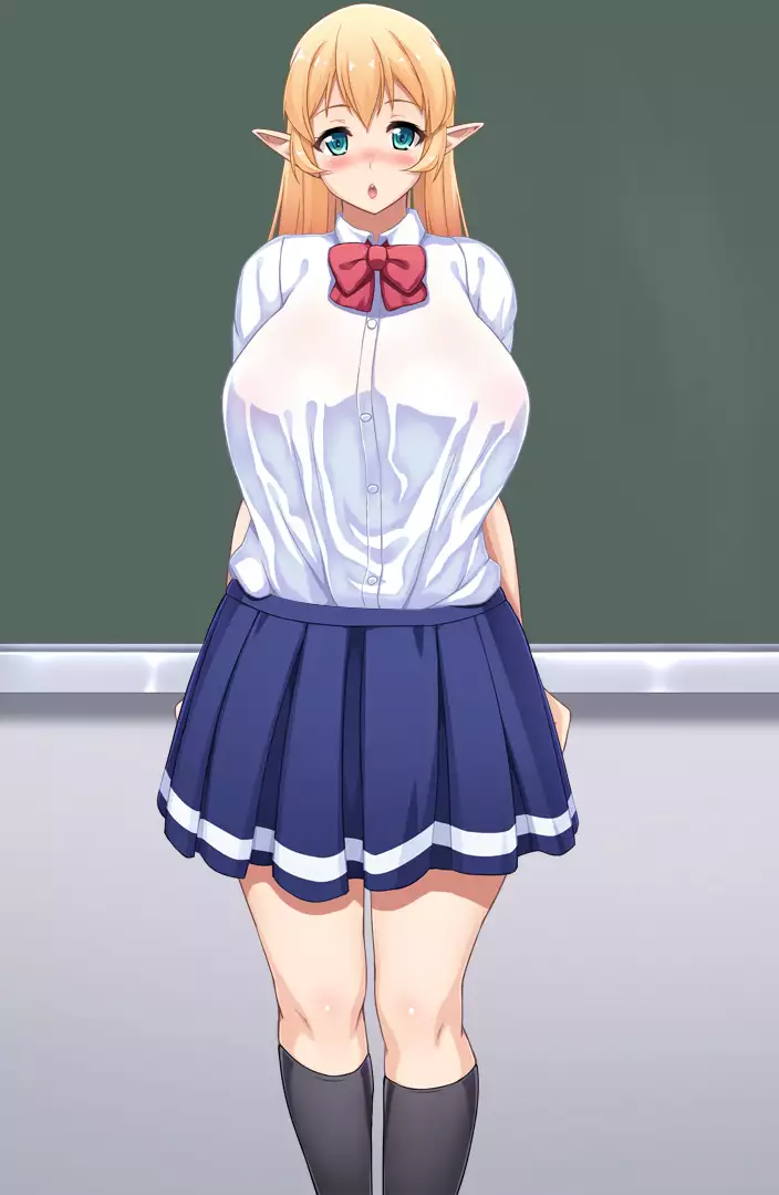 Junshin na Elf no Ryuugakusei ni Anal Choukyo shiyo！