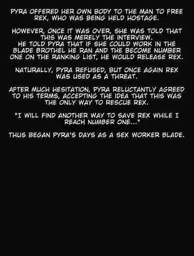 Torawareta Rex o Kaihou suru Jouken to shite Blade Fuuzoku de No.1 Jou o Mezasu Homura | Pyra Aims to become the No. 1 Girl in the Blade Sex Industry as a Condition for Freeing a Captured Rex