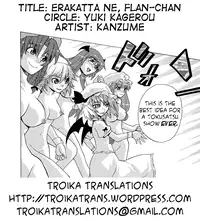 (C75) [Yuki Kagerou (KANZUME)] EraKatta ne! Fran-chan! (Touhou Project) [English] [Troika]