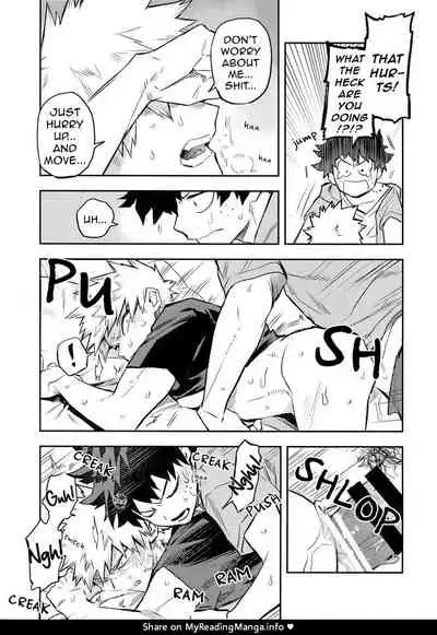 (Douyara Deban no Youda! 12) [Kometubu (Rittiri)] Kazehiki Kacchan to Boku no Koubousen | The Battle Between Sick Kacchan and Me (Boku no Hero Academia) [English] {Butsu}