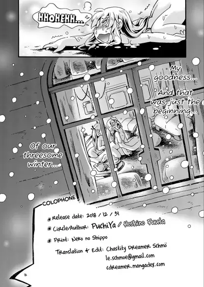 [Puchi-ya (Hoshino Fuuta)] Bokujou no Shoujo Remy ~Fuyu no Sansou Hen~ 2 | Farm Girl Remy ~The Winter Cottage~ Part 2 [English] [Chastity Dreamer Schmö] [Digital]