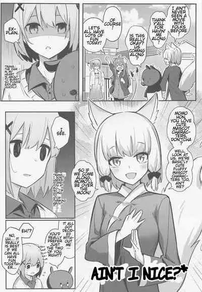 (Natsu no Doujinsai 2022) [Bochi Bochi no Ki (Borusiti)] Momo-chan Yamiochi Shita!? (Machikado Mazoku) [English] [estradiol]