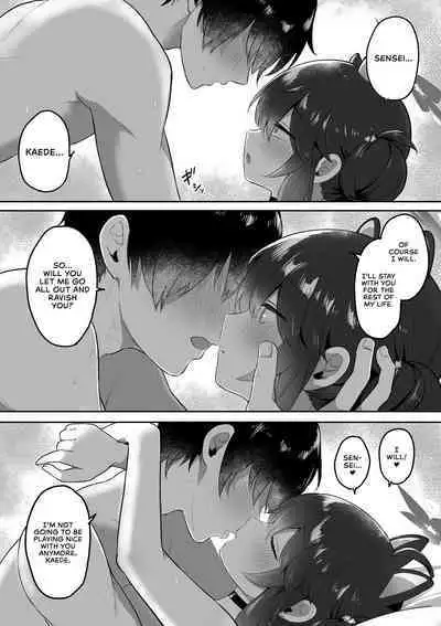 [Dangai Zeppeki (Muchimo)] Hatachi ni Natte mo Chiisai Mama no Kaede o Onaho Mitai ni Hamemakuru Love Love Ecchi Hon (Blue Archive) [English] [head empty] [Digital]