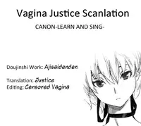 (SC47) [Ajisaidenden (Kawakami Rokkaku, Takanashi Rei)] CANON -LEARN AND SING- (Darker than Black: The Black Contractor) [English] [Vagina Justice]
