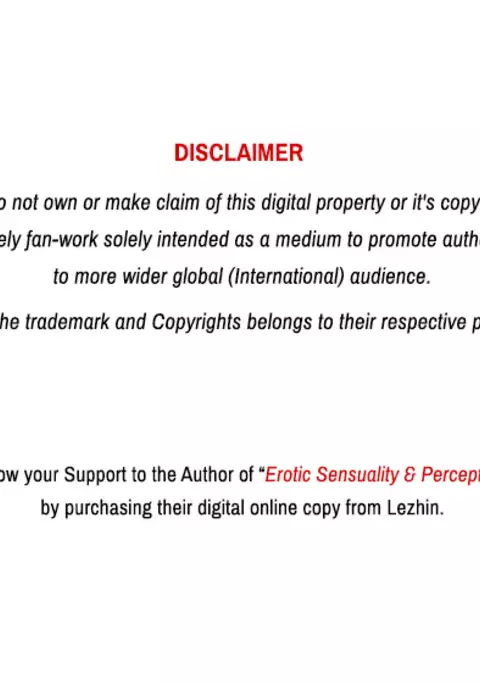 Erotic Sensuality & Perception Ch. 1-8