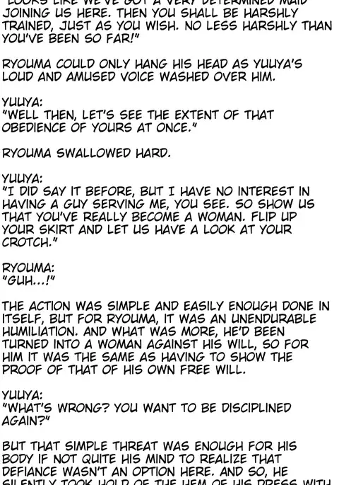 The M-to-F'ed son of a distinguished family - The spoiled rotten brat who was made a maid -