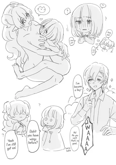 [Iwashimizuni] Futanari Onee-san to Onnanoko ga 1&2 | The Futanari Onee-san and the Young Girl's Naughty Story 1&2 [English]