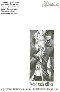 Blood and Sacrifice - English