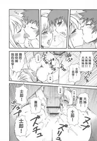 (C72) [Genshoku-Takesato-ya (Mimura Ryou, Takenoko Seijin)] Konjiki no Lion | 我們家的金獅子 (Fate/hollow ataraxia) [Chinese]