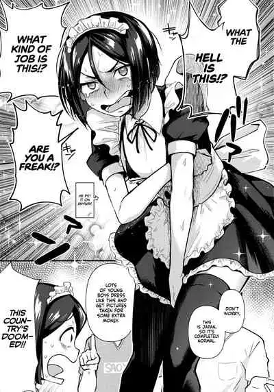 Nonke Nano ni Josou Maid de AV Debut | Even Though He's Straight, He's Making His Porn Debut As A Crossdressing Maid