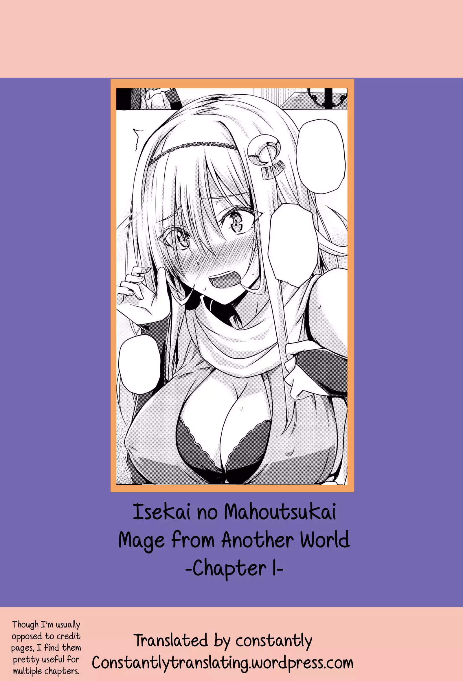 Isekai no Mahoutsukai Ch. 1-2 | Mage From Another World Ch. 1-2
