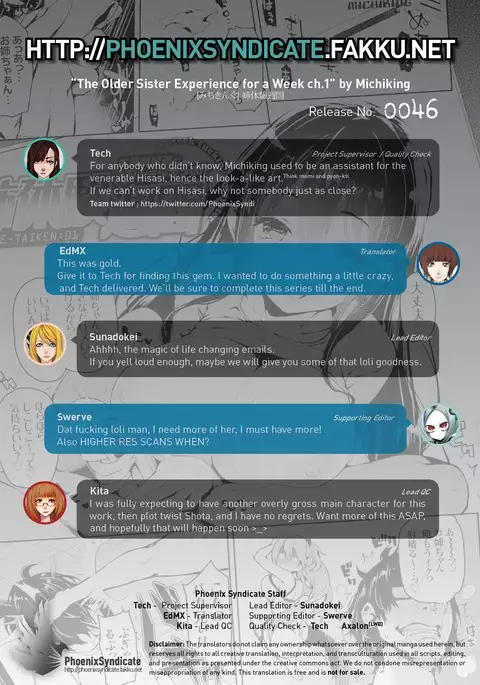 Ane Taiken Shuukan | The Older Sister Experience for a Week ch. 1-5+SP