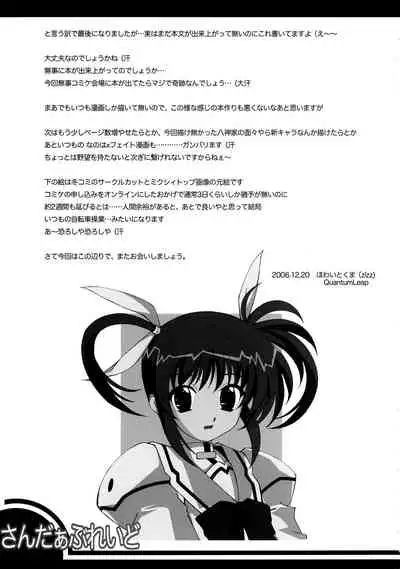 (C71) [Quantum Leap, Red Spec (Kagurazaka Sakina, ZiZZ)] Thunder Blade (Magical Girl Lyrical Nanoha)