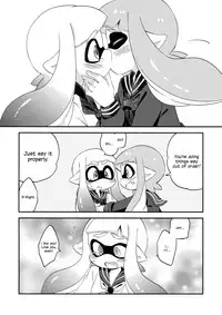 (C89) [Colomonyu (Eromame)] Yuri Ika Gachi♥cchi - Lemon to Milk | Super Lewd Yuri Squids - Lemon and Milk (Splatoon) [English]
