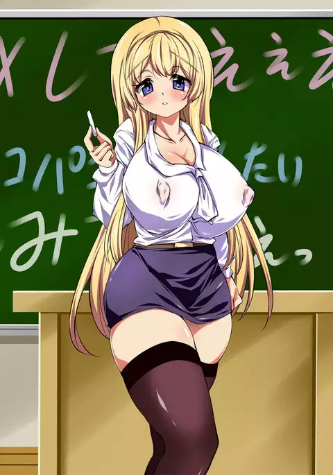 Blond & Busting Busty Teacher from U.S. Is Assigned to the Worst School in Japan