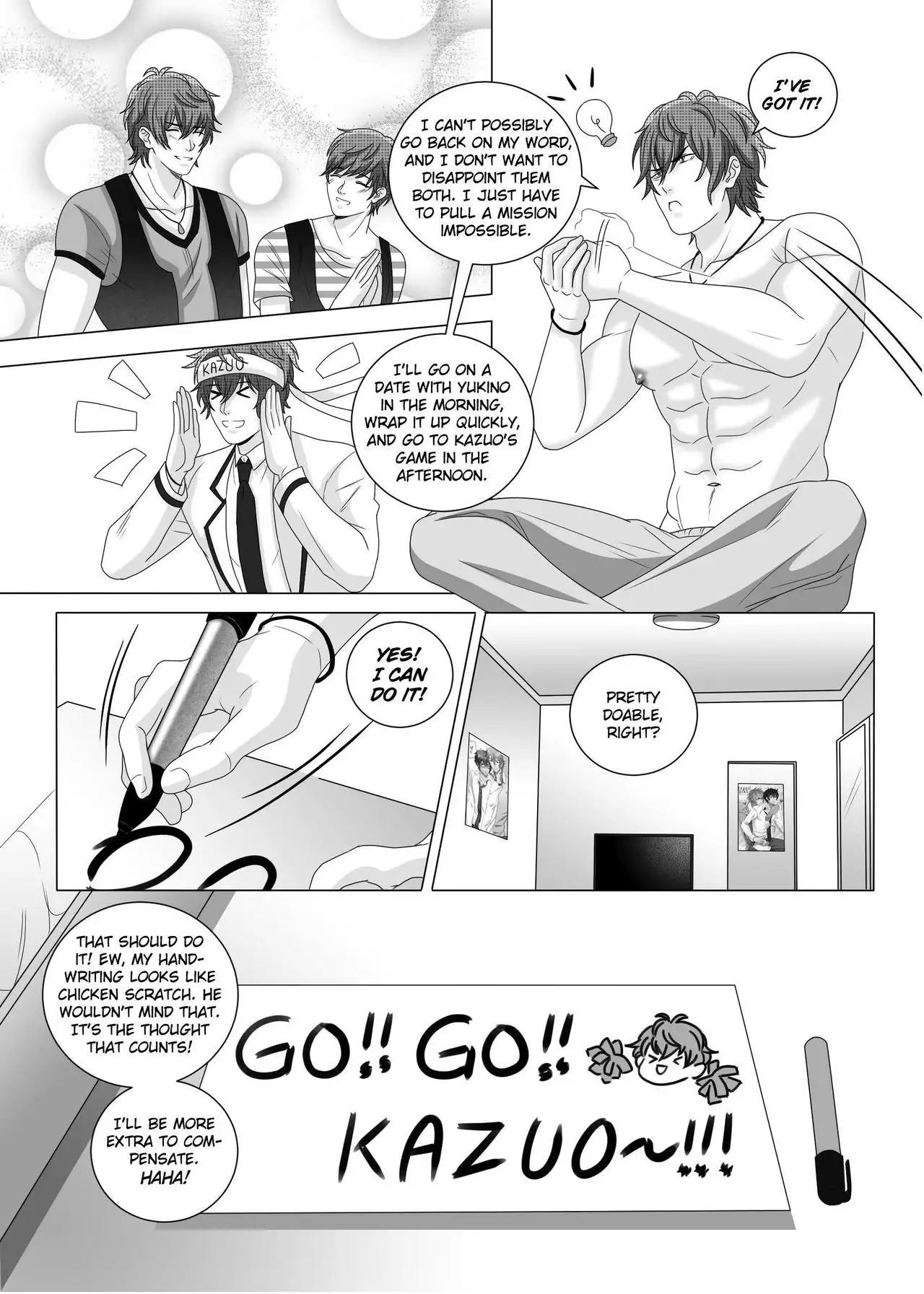 Fujoshi Trapped in a Seme's Perfect Body 3, 4