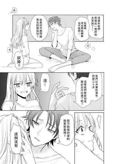 Kajona aijo de konya mo chu iki! ? O tameshi fufu no torokeru joji | 过剩爱情让我今晚也体内高潮!?试婚夫妻的甜蜜情事 1-3