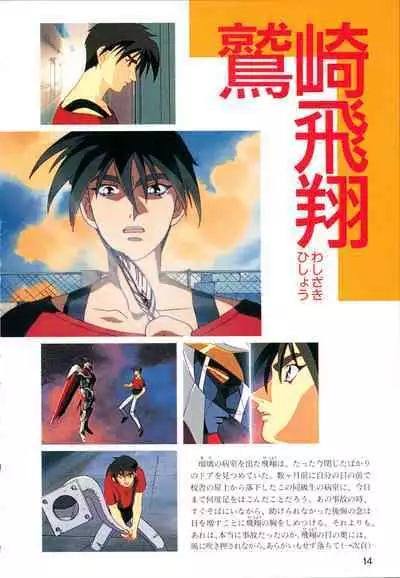 This is Animation Pocket- Chouja Reideen Character Book