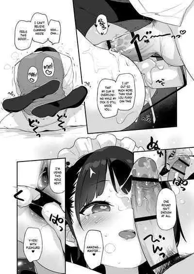 Komomo wa Goshujinsama Senyo no Ryoana Nikubenki Loli Maid | Komomo is a Loli Maid Cum Dump With All Holes Only for Her Master