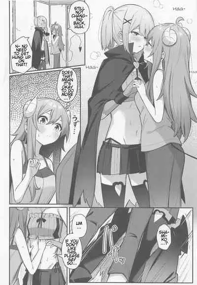 (Natsu no Doujinsai 2022) [Bochi Bochi no Ki (Borusiti)] Momo-chan Yamiochi Shita!? (Machikado Mazoku) [English] [estradiol]