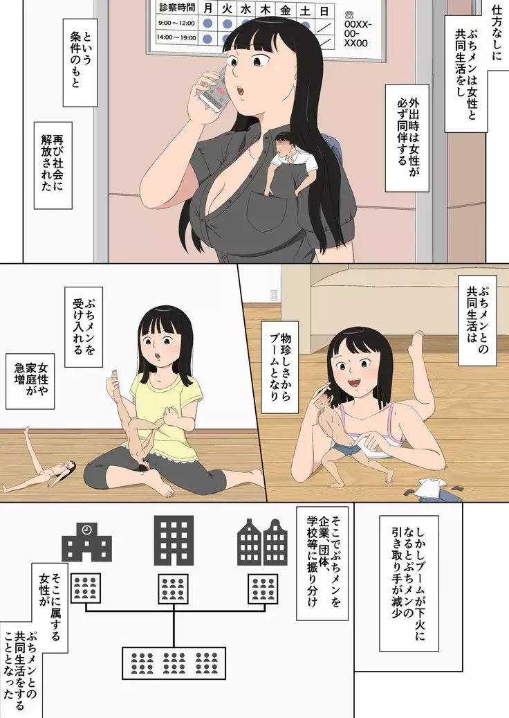 Puchi Men no Iru Sekai | A World with Small Men