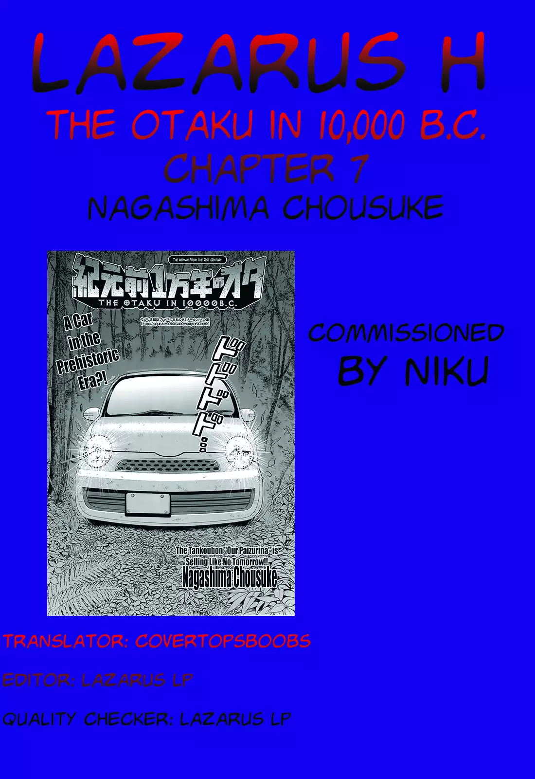 Kigenzen 10000 Nen no Ota | The Otaku in 10,000 B.C. Ch. 1-26