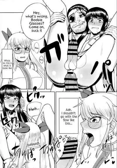 Nagasarerumama Yoicchi to Oppai-nu ga Toyotoyo to Nobunobu ni Yararechau Hon | Drifting Along, Yoichi and Boobieinu End Up Being Ravaged by Toyotoyo and Nobunobu