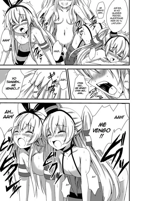 Kuubo Wo-Kyuu-chan no Shimakaze Yuri Dorei Choukyou ~3P Choukyou Hen~