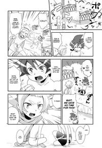 (Soul Battlers 3) [Ad-Hoc (Gonbuto)] Yuusha 2-mei wa Tamesareteiru. (Battle Spirits Double Drive) [English] {ShotaChan}