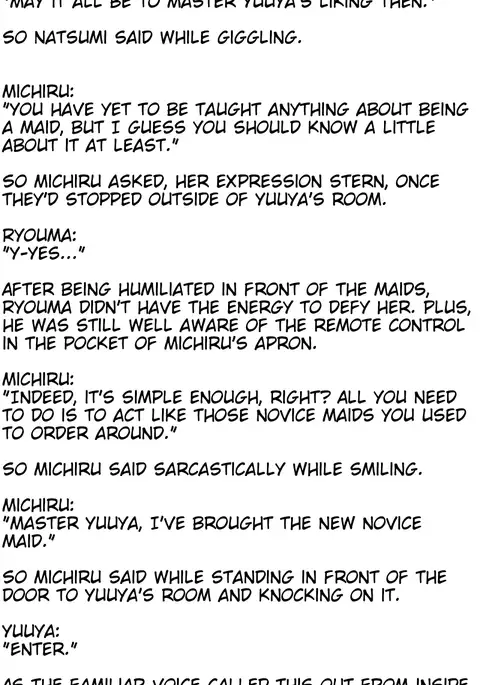 The M-to-F'ed son of a distinguished family - The spoiled rotten brat who was made a maid -