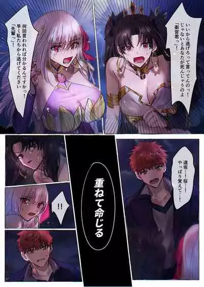 Fate/rewrite ~凛と桜がサーヴァント化洗脳される本~