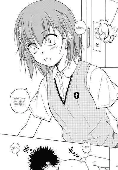 [Ringo Koucha (Futatsuki Kazuo)] Onee-sama o Ruijinen to Sememakuri desu no!! | I'm Attacking Onee-sama with the Monkey!! (Toaru Kagaku no Railgun) [English] [Digital]