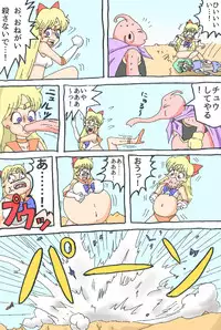 [Leo Midair] Sailor Scouts VS Majin Boo (Sailor Moon / Dragon Ball Z)